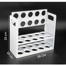 Yumurtalık Buzdolabı Raf Düzenleyici 30'lu Yumurta Kutusu