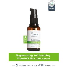 Purest Solutions, Bariyer Güçlendirici ve Yatıştırıcı B Vitamini Cilt Bakım Serumu 30 ml (%10 Niacinamide + Provitamin B5)