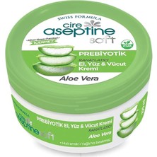 Aseptine Soft Prebiyotik Aloe Vera El, Yüz ve Vücut Kremi 200 ml