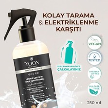 Elektriklenme Önleyici ve Kolay Tarama Spreyi, Kolajen & Keratin Içeren Saç Spreyi, Paraben ve Sülfat Içermeyen Vegan Saç Bakım Spreyi 250ML