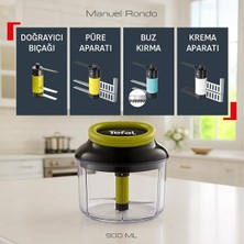 Maxi Kit 900 ml Buz Kırıcı & 3 Bıçaklı Manuel Rondo