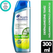 & Shoulders Derinlemesine Temizlik Şampuan Yağlanma Kontrolü Limon 300 ml