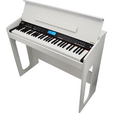 JDP-950 Tuş Hassasiyetli 61 Tuşlu Dijital Piyano - Beyaz