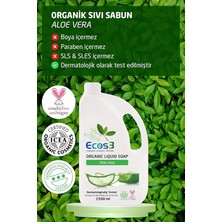 Organik Aloe Vera Özlü Parabensiz Sıvı Sabun (1 x 2500 Ml)