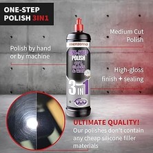 3'ü 1 Arada Tek Adım Cila - Orta Kesim Cila - Çok Parlak Kaplama ve Mühür Bir Arada (34 Oz)