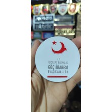 Çukurova Ütü Göç Idaresi Başkanlığı 3D Arması Göğüs Kol Patch Cırtlı 7 cm