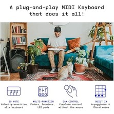 Minilab 3 Black, Klavye, Siyah Beyaz