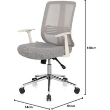 Thunder Pro Çalışma Koltuğu | Ofis Toplantı Koltuğu (Beyaz)