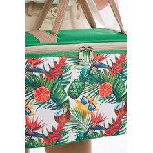 22 Litre Mavi Piknik/kamp Çantası Sepeti. Termal Termos Çanta (Sıcak-Soğuk Koruma Sağlar) Yeşil