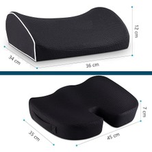 Oturma Minderi Bel Yastığı Bel Destek Yastığı Ortopedik Visco Yastık Boyun Yastığı Ortopedik Yastık Basur Minderi Ofis Minderi Set