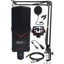 Gmx-1st Condenser Stüdyo Mikrofonu Pc ve Telefon (Stand ve Filtreli)