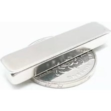 Adet 40X10X5 mm Dikdörtgen Neodyum Mıknatıs Boy 40MM En 10MM Kl. 5mm