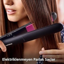Saç Düzleştirici, Keratin Seramik Plaka, Thermoprotect Teknolojisi, 2 Sıcaklık Ayarı, Tuş Kilidi, 60 Saniyede Isınma, 220°C’YE Kadar Sıcaklık Ayarı, BHS375/00
