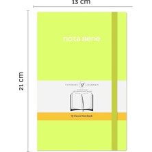 Journals Nota Bene Classic Esnek Kapak Defter 13X21 cm (Sarı)
