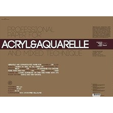 Visconti Torchon Pamuk Elyaflı Suluboya Kağıdı, Dosyalı. 250 Gr. A2 10 Yp (Millimeters, A4 297X210 (1))