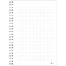 Color 2017105/2 Kraft Defter Sert Kapaklı, Spiralli, 1.hamur Kağıt, 200 Sayfa, Bordo