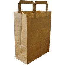 Kraft Kağıt Çanta Karton Hediyelik Poşet Torba - 25X28 Cm. - 10 Adetlik 1 Paket