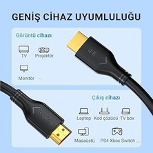 V-H111 18GBPS Hdr 4K 30Hz 3D HDMI 2.0 Kablo 15 Metre