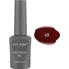 Avıen Uv Kalıcı Bordo Jel Oje 48 - Gel Polish - 12 ml