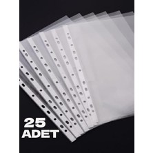 25 Adet A4 Şeffaf Dosya Föy Poşet Dosya