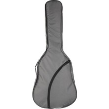 Cs-41 Case Akustik Gitar Soft Case Kalın Çanta Kılıf Gigbag (Pena Hediyeli) Gri