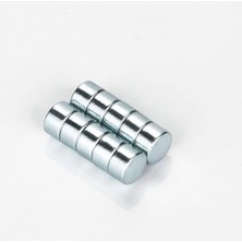 Adet 5x3 mm Yuvarlak Güçlü Neodyum Mıknatıs (Çap 5 mm Kalınlık 3 Mm)
