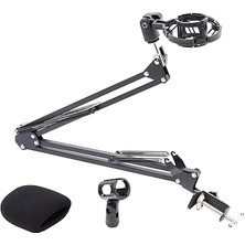 NB39X Mikrofon Standı + Shock Mount + Sünger Seti