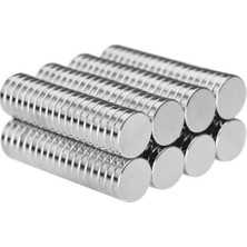 Adet 10X2 mm Yuvarlak Güçlü Neodyum Mıknatıs (Çap 10 mm Kalınlık 2 Mm)