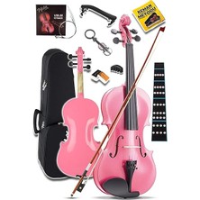 HGA34PİNK-TYS Pembe 3/4 Çocuk Kemanı Full Set (10-13 Yaş Için)