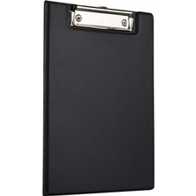 Sekreterlik Kapaklı A5 Pvc 17,5X24 cm Sadece A5 Evraklar Için Uygundur Siyah