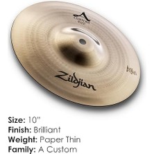 A Custom 10 Inc Splash Finish Brilliant Zil