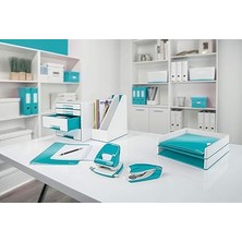 41850051 Wow A4 Colorclip Sıkıştırmalı Dosya, Metalik Buz Mavisi