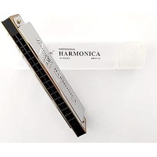 LMHM0116 Mızıka 16 Delik Profesyonel Harmonica Kutulu
