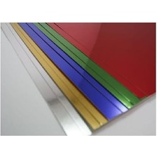 Sarı 50X70 Metalik Aynalı Fon Kartonu 5 Adet 1 Paket Artlantis Aynalı Metalik Fon Kartonu