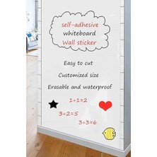 Kendinden Yapışkanlı Rulo Yazı Tahtası Silinebilen Sticker Board 45X200CM 1430