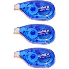 Daksil 5mmx8 Metre 3 Adet Şerit Düzeltici Lacco Şerit Silici Büro Ofis Okul