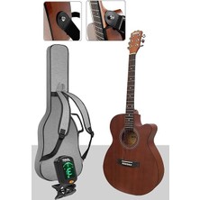PHX-188ST Ekolayzerli Elektro Akustik Gitar 4/4 Gerçek Ağaç (Stand Gigbag Askı Capo Tuner)