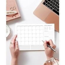 Tanıtım 3'lü Masaüstü Planlayıcı Set (Günlük, Haftalık, Aylık Planlayıcı)