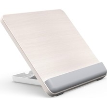 Ayko Taşınabilir Dizüstü Bilgisayar Standı Bilek Koruma Pedli Aayarlanabilir Yükseklik Kaymaz Padli Dizüstü Bilgisayar Standı/tablet/kitap ve Çizim Tabletleri ile Uyumludur