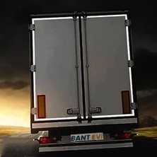 Evi Reflektif Bant Beyaz 5CMX5MT Reflektör Bant Beyaz Ikaz Bandı (5cm x 5m)