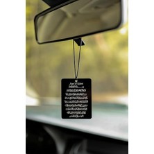 Taraflı Ayetel Kürsi Araba Süsü Dikiz Aynası Süsü Oto Aksesuar Hediyelik