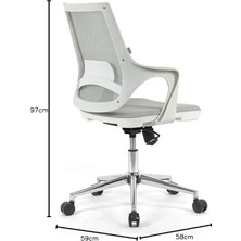 Skagen Plus Çalışma Sandalyesi | Ofis Koltuğu