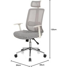 Thunder Pro Beyaz Yönetici Koltuğu | Ofis Sandalyesi