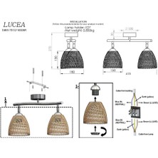 Ayko Vada Ikili Siyah Plafonyer