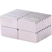 Neodyum Mıknatıs Dikdörtgen 20X10X2 mm - 7 Adet
