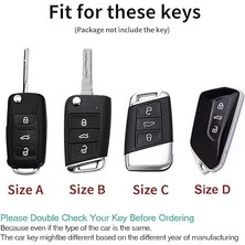Tpu Araba Anahtarlık Kılıf Kapak Fit Vw Golf 8 Mk8 Teramont Id.3 Id.4 Id.5 Skoda Enyaq Iv Octavia Koltuk Leon Anahtarsız Giriş Uzaktan Anahtar Kabuk Akıllı Anahtar Çantası Koruyucu Aksesuarları