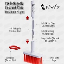 Yumuşak Kulaklık Temizleyici, Klavye Fırçası, 5'i 1 Arada Çok Işlevli Elektronik Cihaz Temizleme Seti