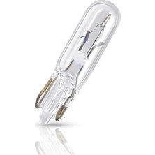 W1.2W T5 Gösterge Ampulü, 12516CP 12V, 10'lu Paket