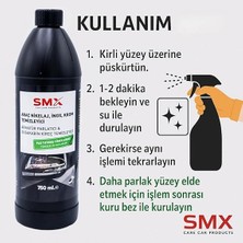 Araç Inox Krom ve Nikelaj Temizleyici-Armatür Parlatıcı,duşakabin Kireç Temizleyici (750 Ml)