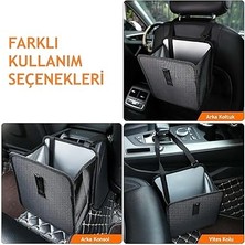 Çöp Kutusu, Oto Cöp Kovası, Atık Torbası, Su Geçirmez Kumaş Organizatör, Araba Çöp Torbası, Katlanabilir, Çok Amaçlı Seyahat Çantası